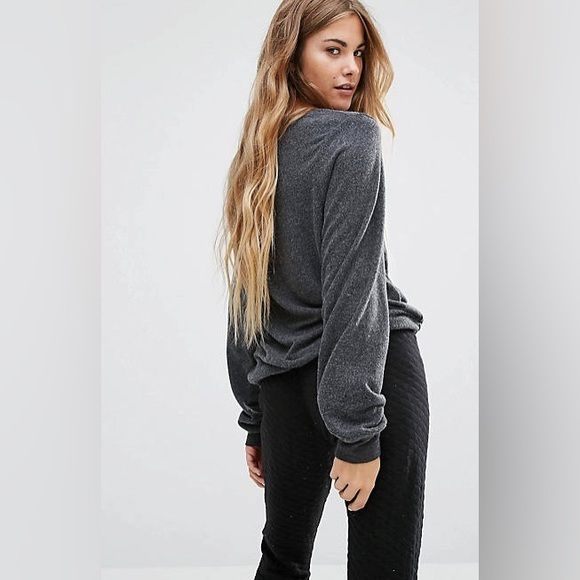 Wildfox Champagne Superstar Baggy Beach Crewneck Large - Picture 4 of 9